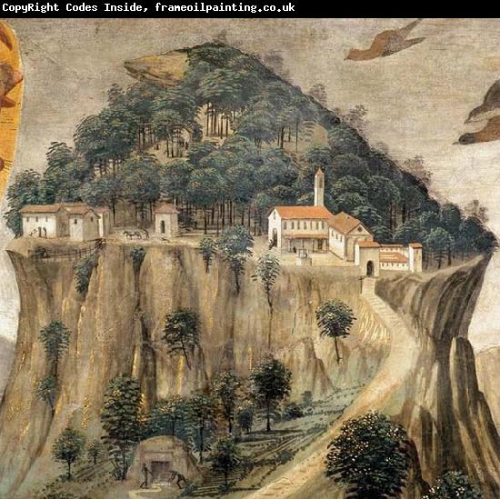 GHIRLANDAIO, Domenico Stigmata of St Francis detail